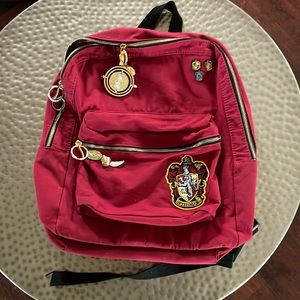 Universal Studios Harry Potter Gryffindor Back Pack with Charms
